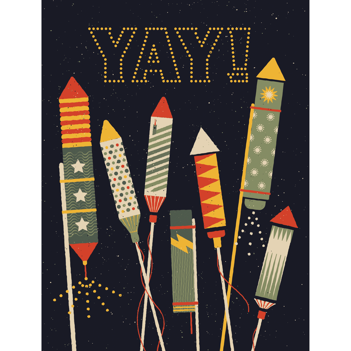 «YAY» Greeting Card