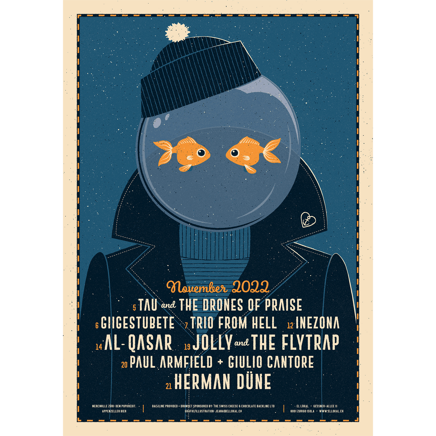 «Wish You Were Here» Gig Poster