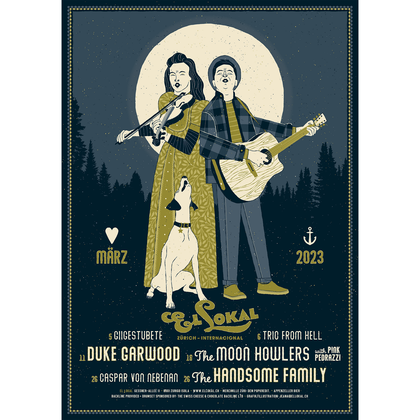 «Moonhowlers» Show Poster