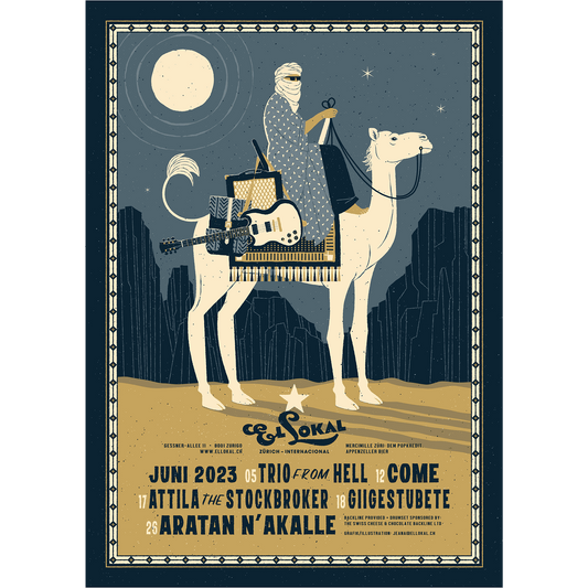 «Desert Blues» Show Poster