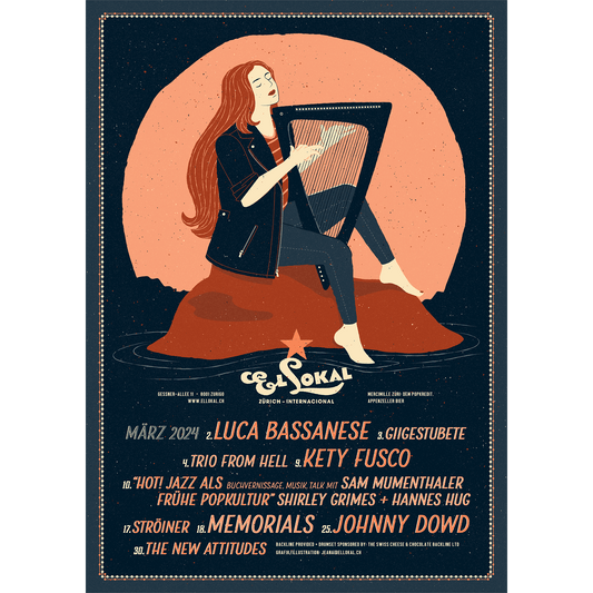 «Harp & Soul» Show Poster