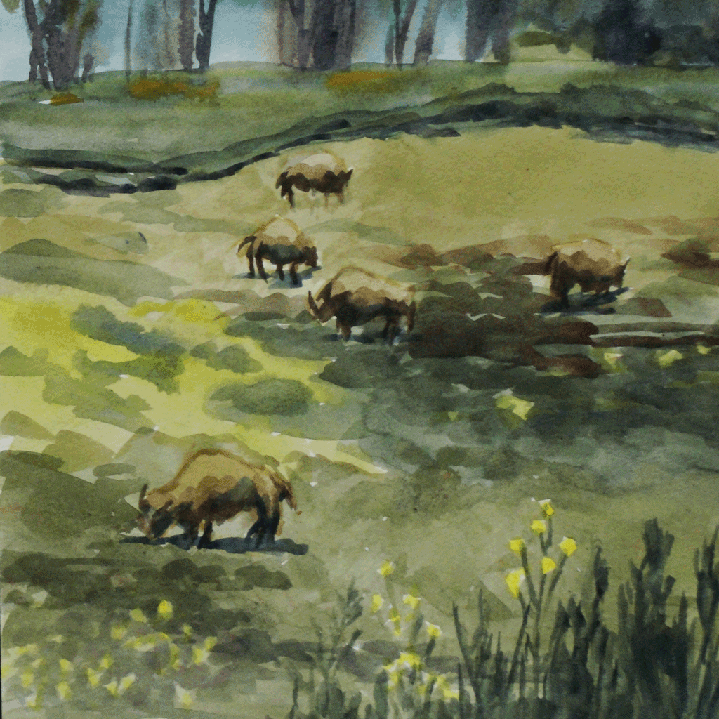 Bison in Golden Gate Park